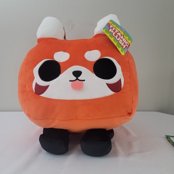 Pet simulator, red panda huge pets plush NO CODE O‎ LARGE...
